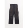 OUR LEGACY NEBULA WASH JUNGLE HERRINGBONE PEAK CARGO TROUSER